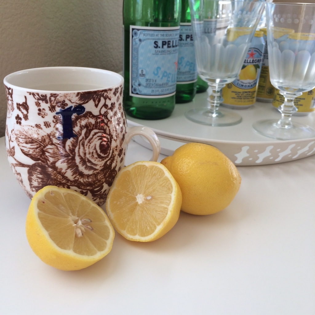 warm lemon water