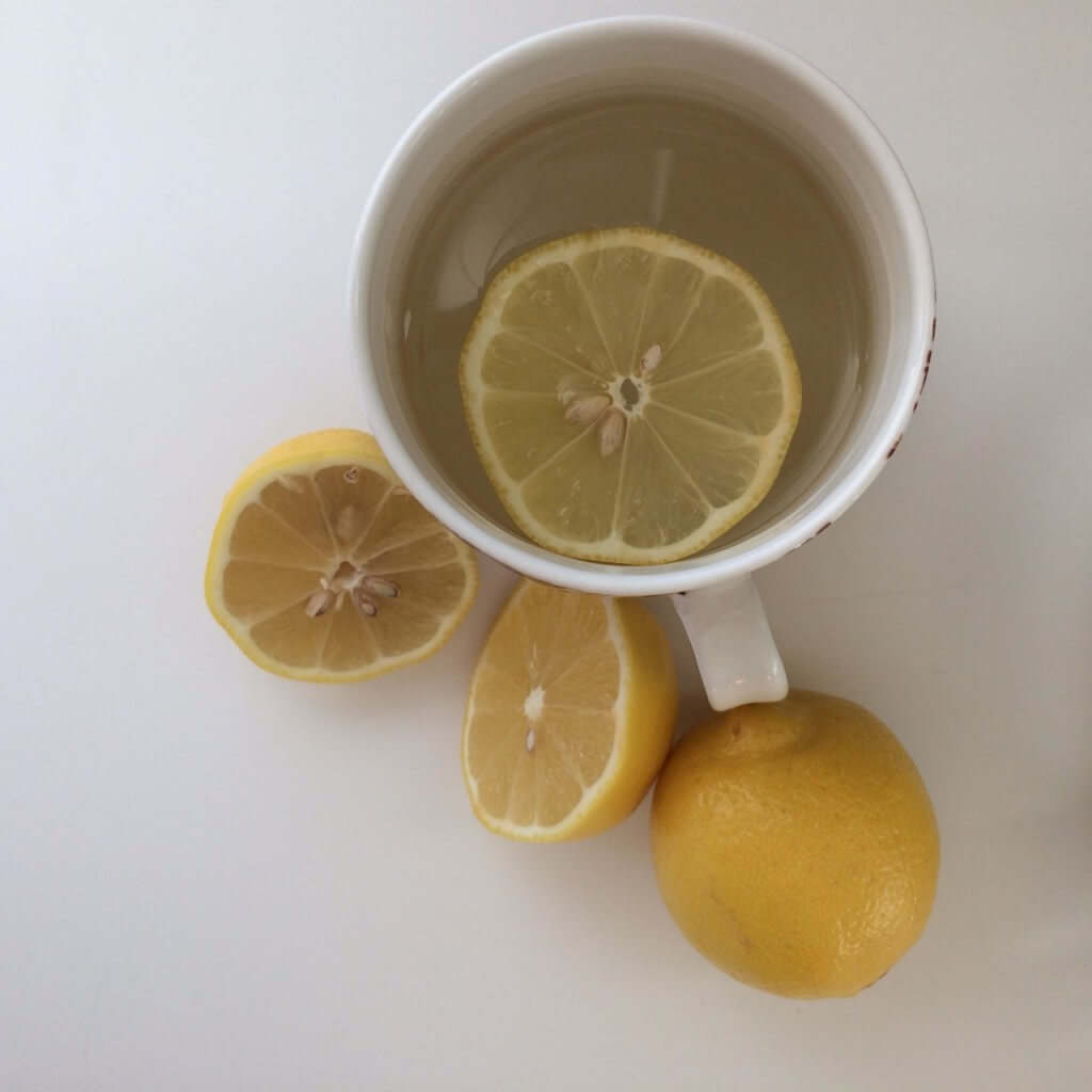 warm lemon water