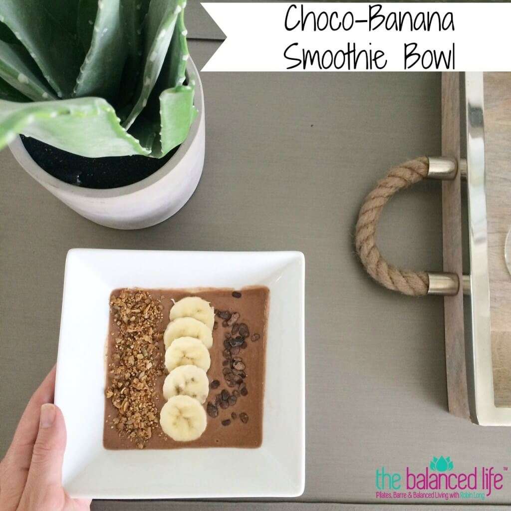 choco banana bowl