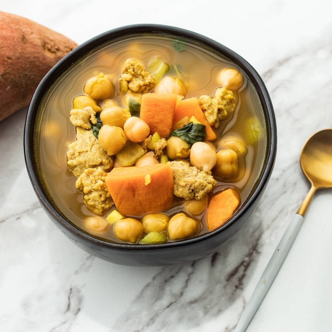 Turkey & Sweet Potato Immune-Boosting Soup - Lindywell