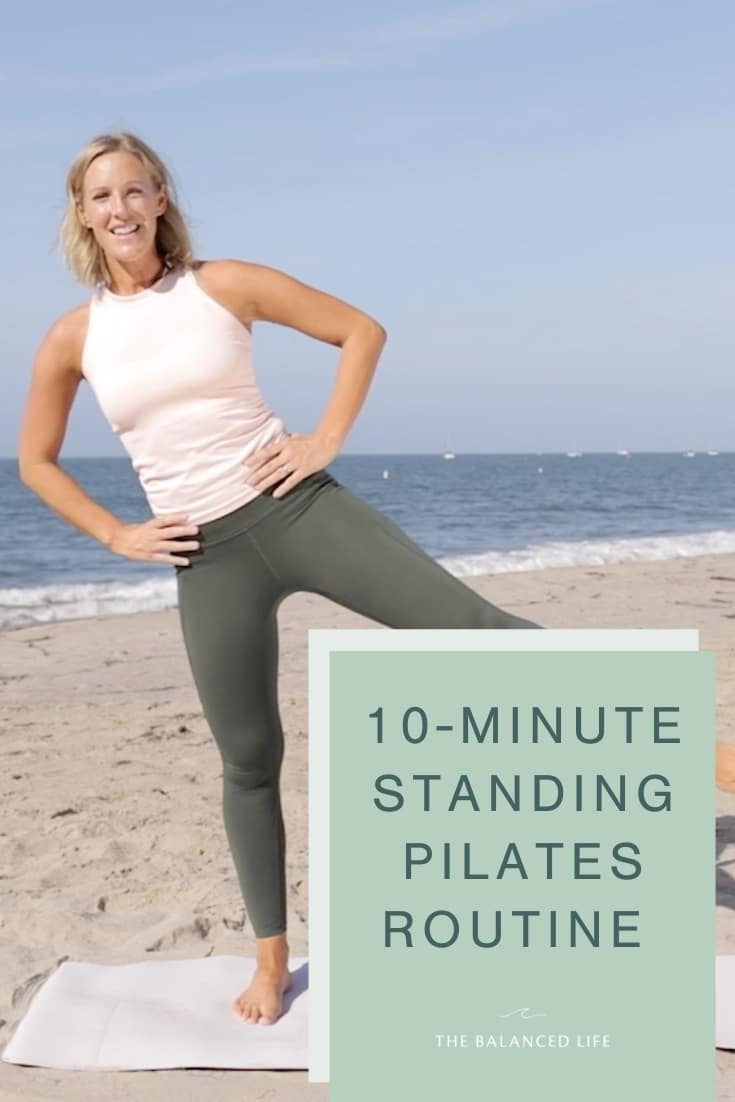 10-minute standing Pilates routine - Lindywell